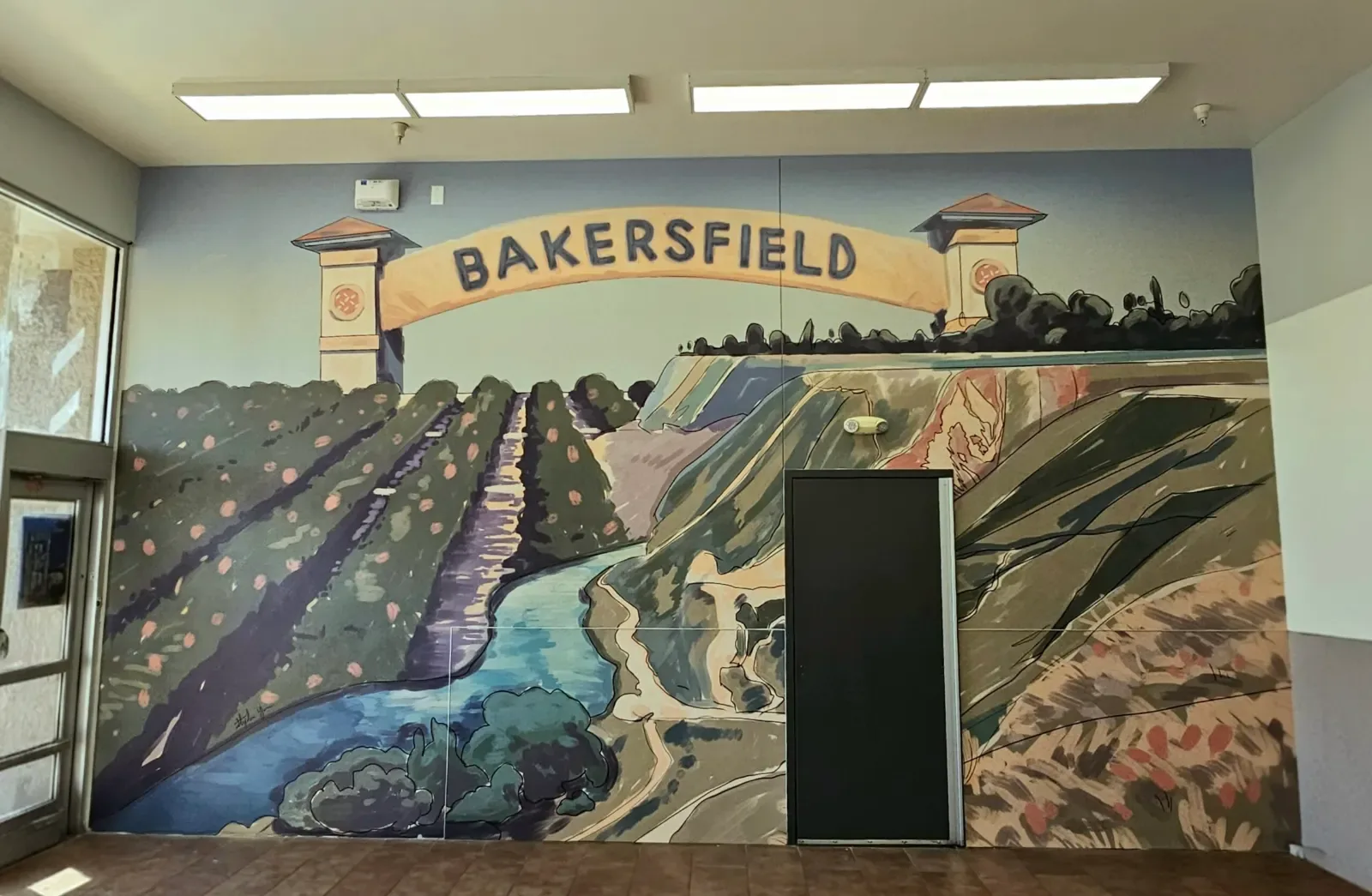 Bakersfield feature wall