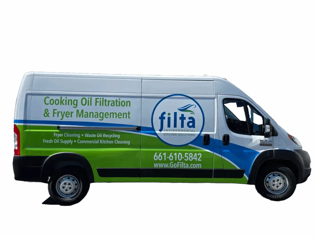 Filta van with full printed wrap